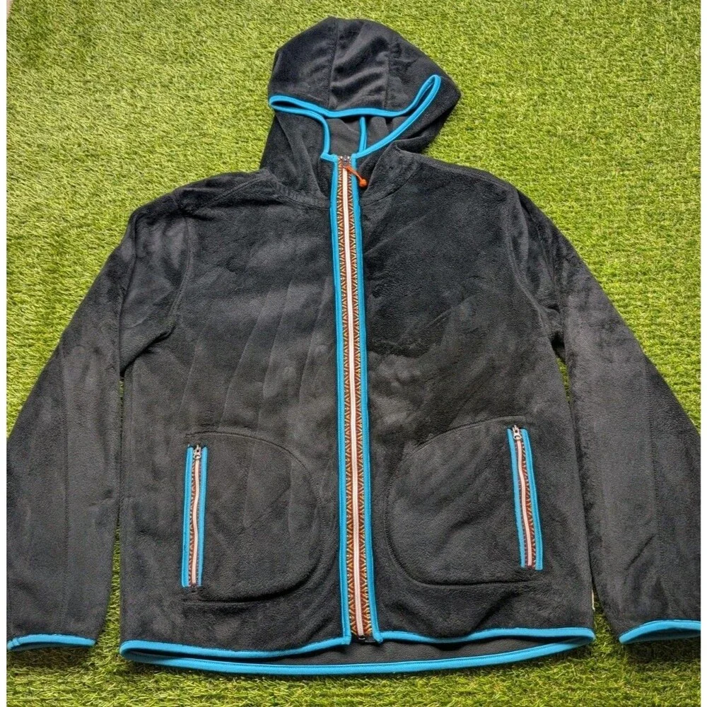 Urban Outfitters KOTO Jacket Polar Fleece Hooded Zip Jacket Size Medium - Rare